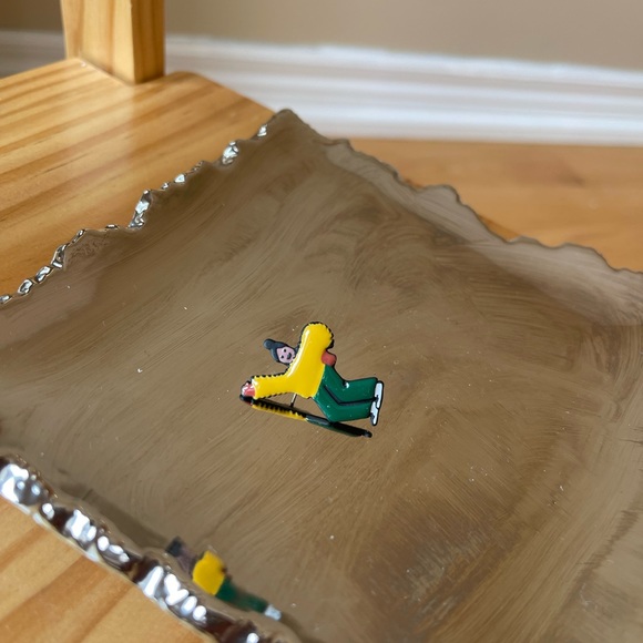 Earrings set funny dancing people - Picture 4 of 4